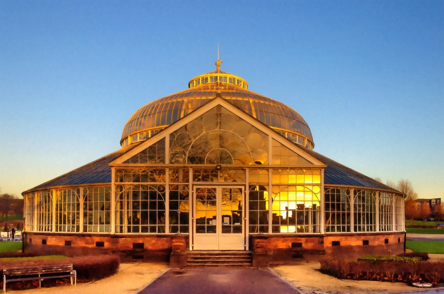 Détentes et sorties en Ecosse - Les Jardins d'Hiver du People's Palace, Glasgow, Ecosse